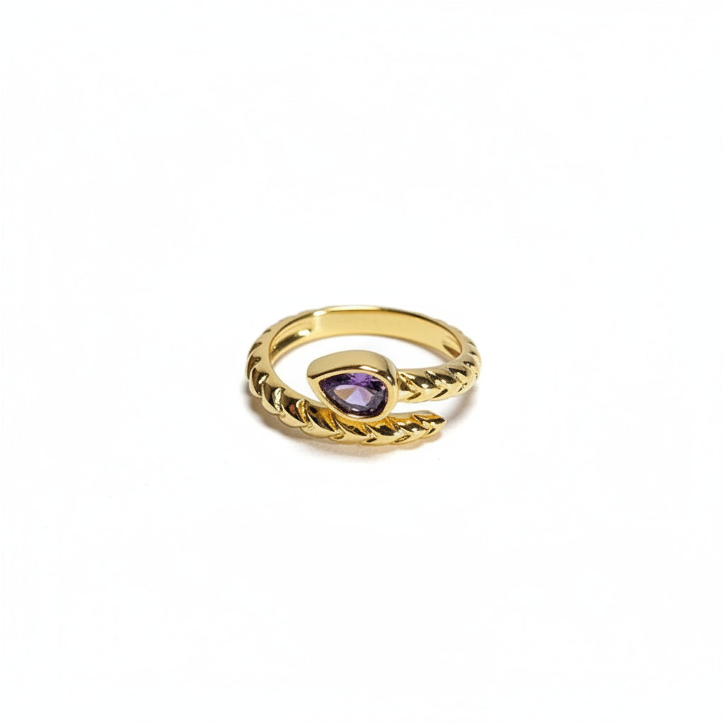 The Cleo Mystic Snake Adjustable Statement Ring