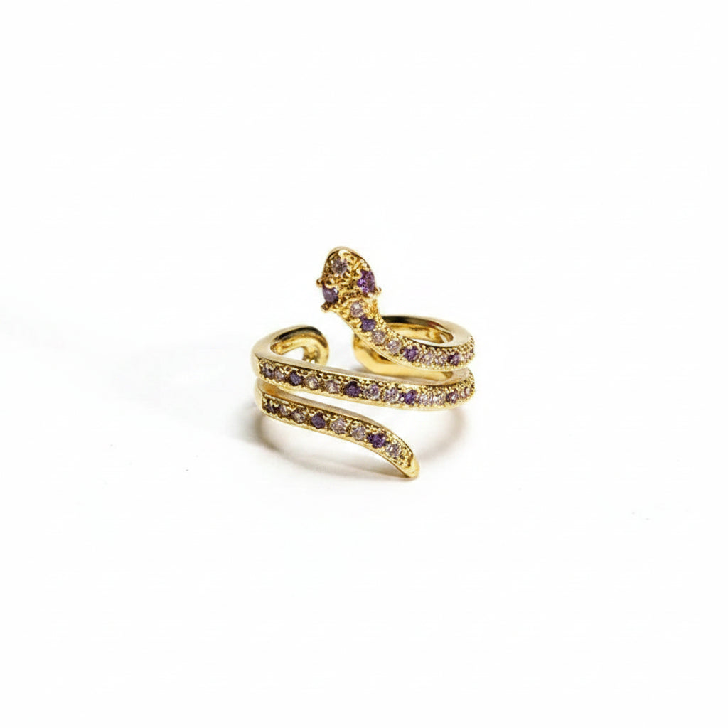 The Cleo Mystic Snake Adjustable Statement Ring