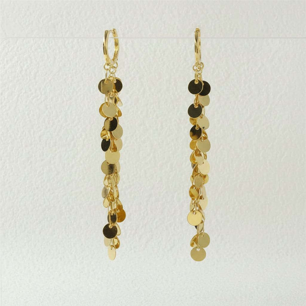 The Talia Slimming Metal Fringe Earrings