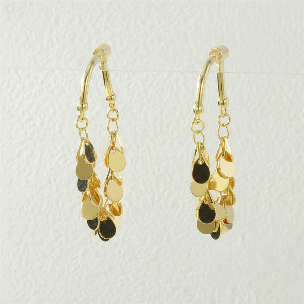 The Talia Slimming Metal Fringe Earrings