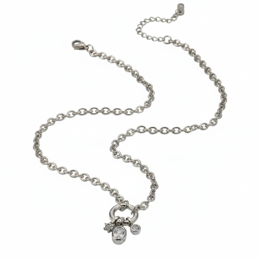 The Tarot Celestial Charm Tarnish-Free Collier