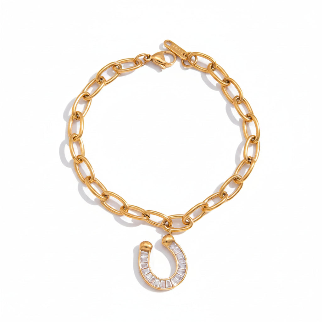 The Fluid Wave Life-Proof PVD Gold Bangle