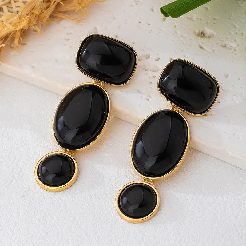 The Maeve Fluid Liquid Gold Statement Earrings