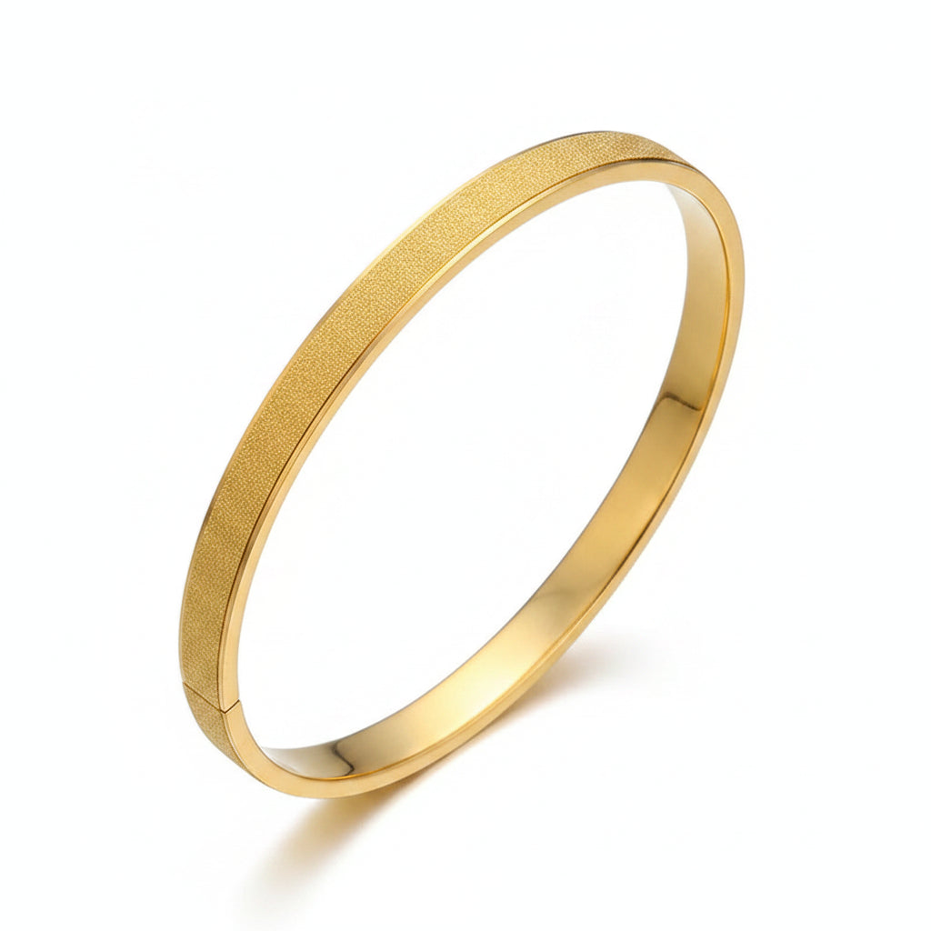 The Classic 18K Gold PVD Shimmer 4mm/6mm Bangle