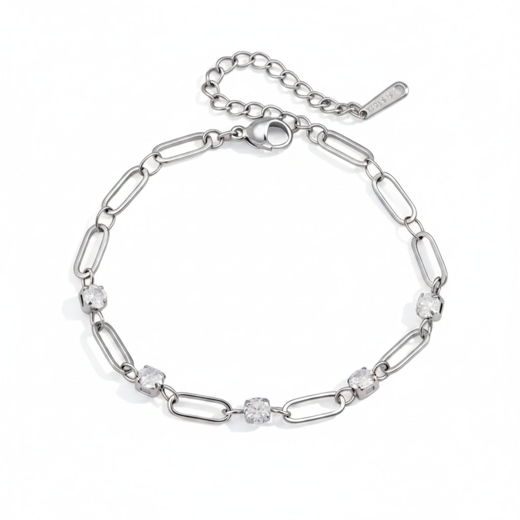 The Eternity Life-Proof PVD Coated Geometric Tennis Chain