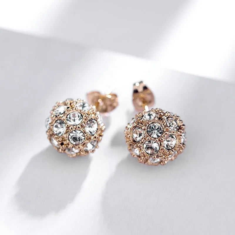 The Nova Glitter Ball Statement Earrings