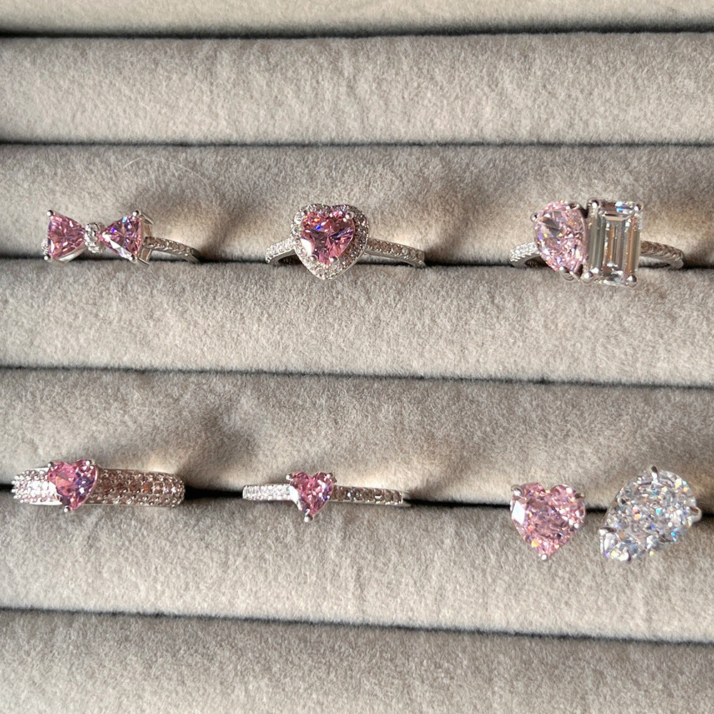 The Promise Bow-Knot & Teardrop Sterling Silver Ring