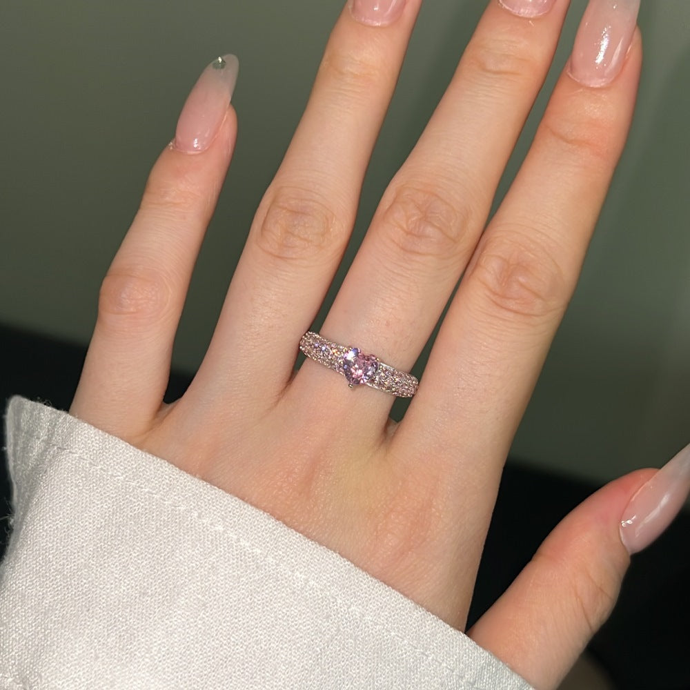 The Promise Bow-Knot & Teardrop Sterling Silver Ring