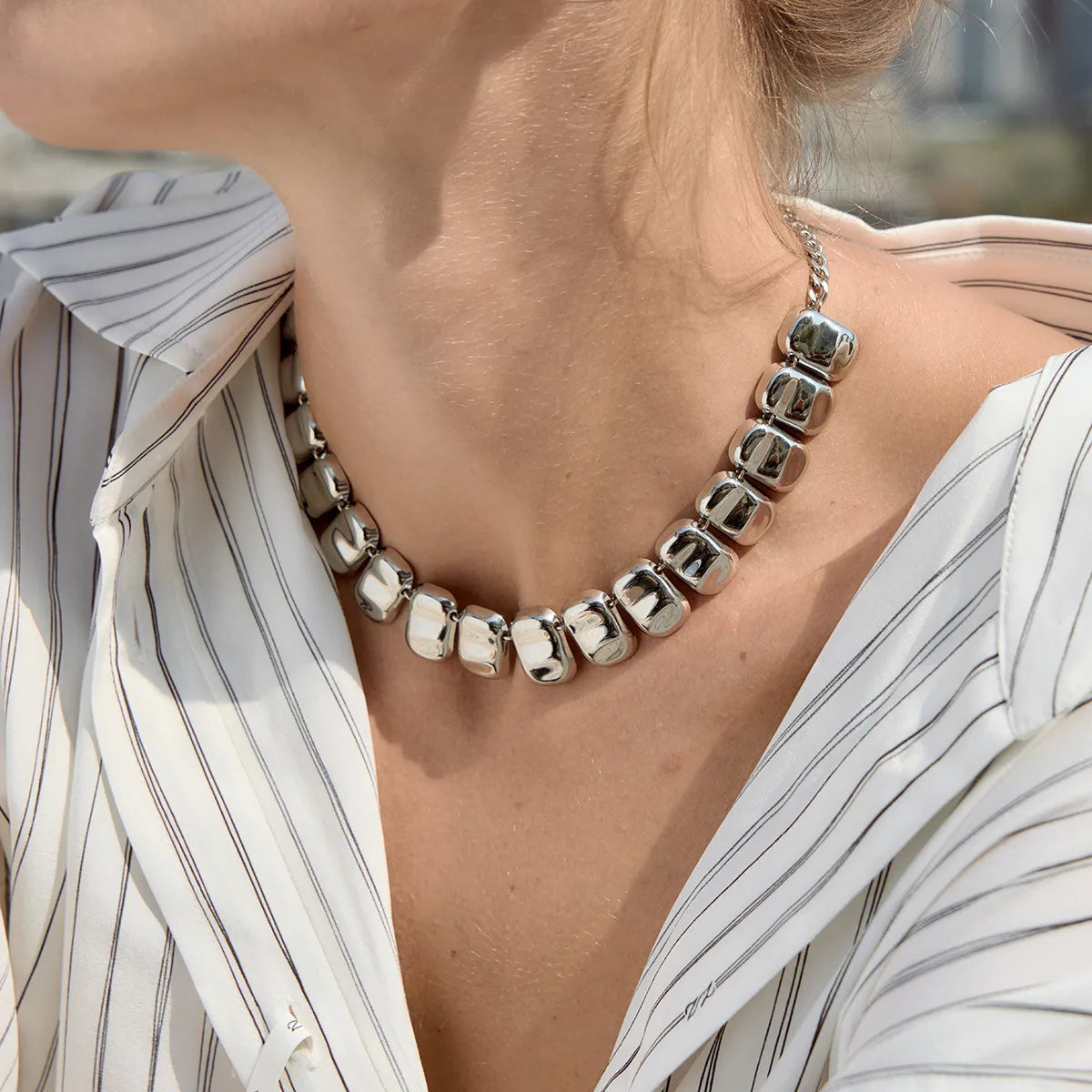 The Echo Heavyweight Architectural Statement Choker