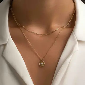 Sunburst Medallion Necklace