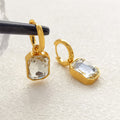 The Aria Emerald & Crystal Drop Earrings
