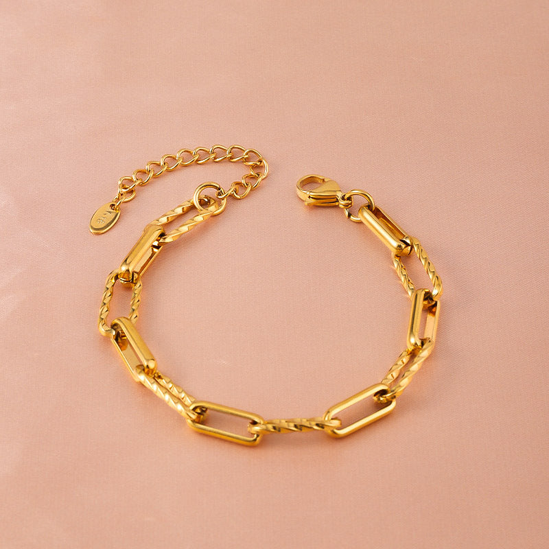 The Twisted Helix Titanium Bracelet