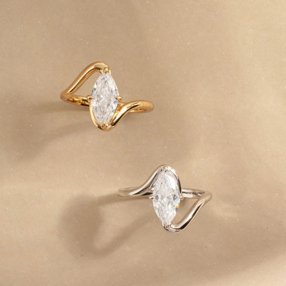 Marquise Swirl Ring