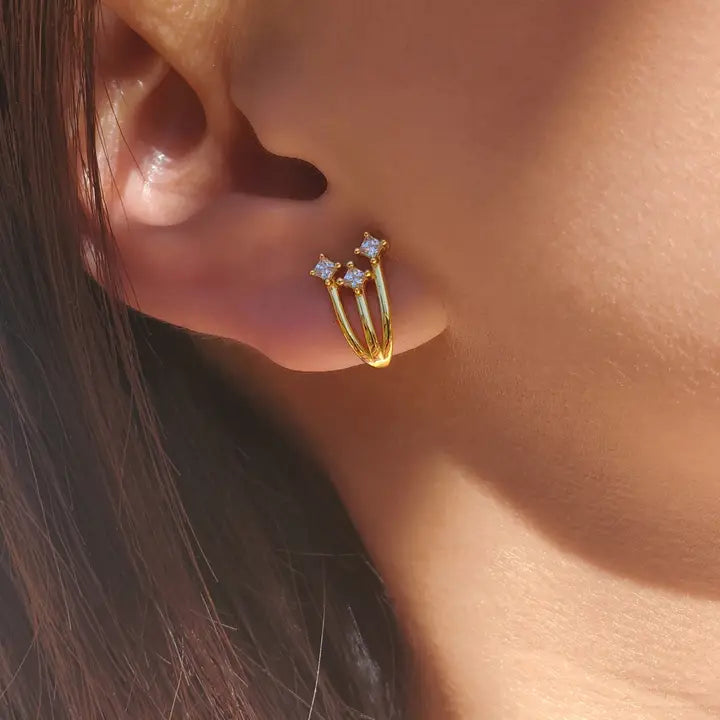Shooting Stars Stud Earrings