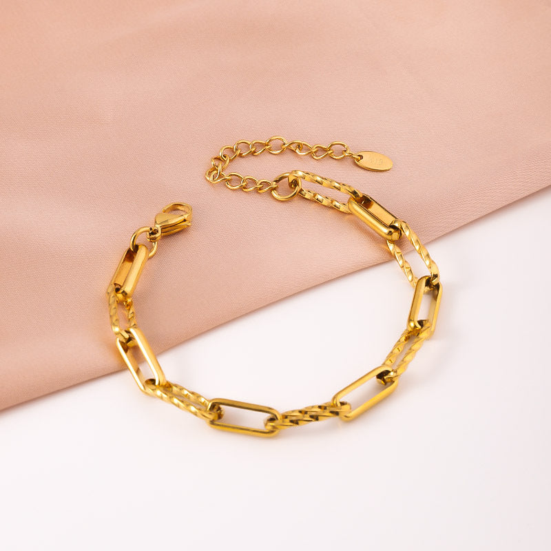 The Twisted Helix Titanium Bracelet