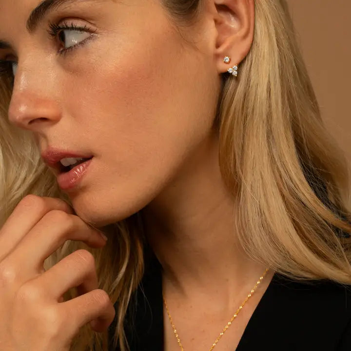 Triple Crystal Ear Jackets