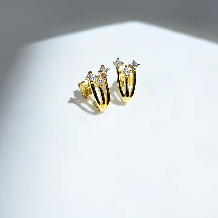 Shooting Stars Stud Earrings