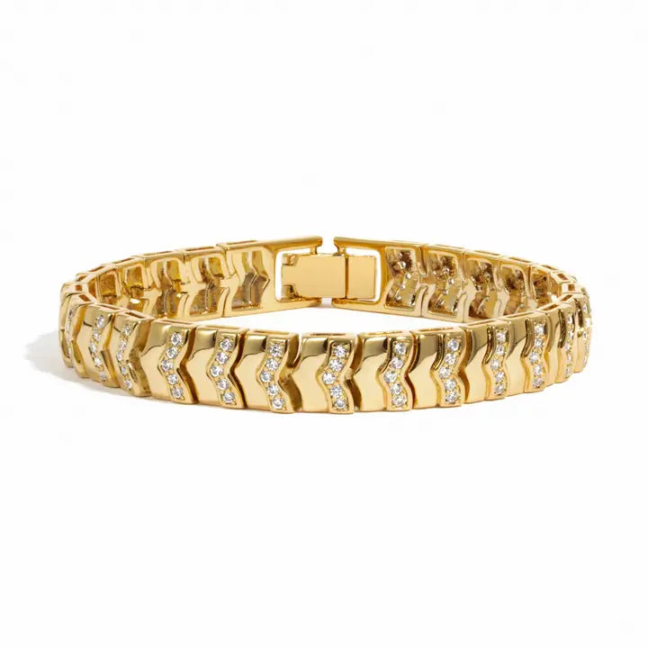 Chevron Chain Bracelet
