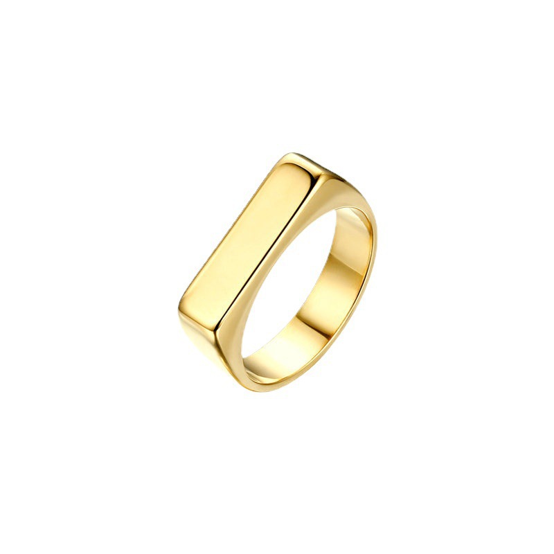 Lana Minimalist French Retro Ring - 18K Gold Plated