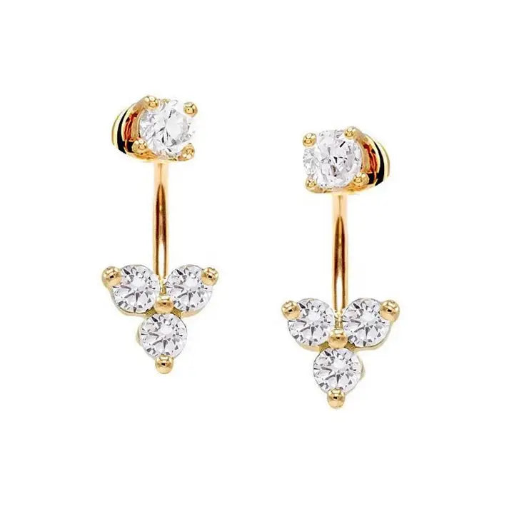 Triple Crystal Ear Jackets