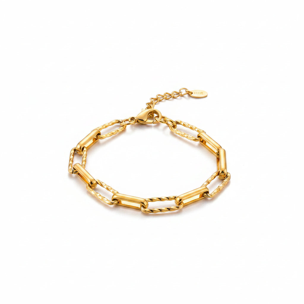 The Twisted Helix Titanium Bracelet