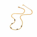 The Serene Square Zircon Snake Chain