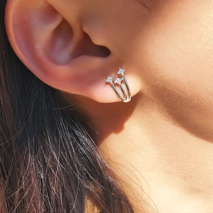Shooting Stars Stud Earrings