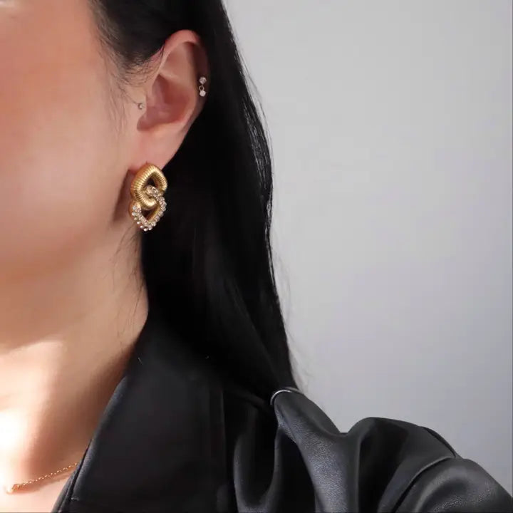 Thea Earrings | Statement Cz Earrings