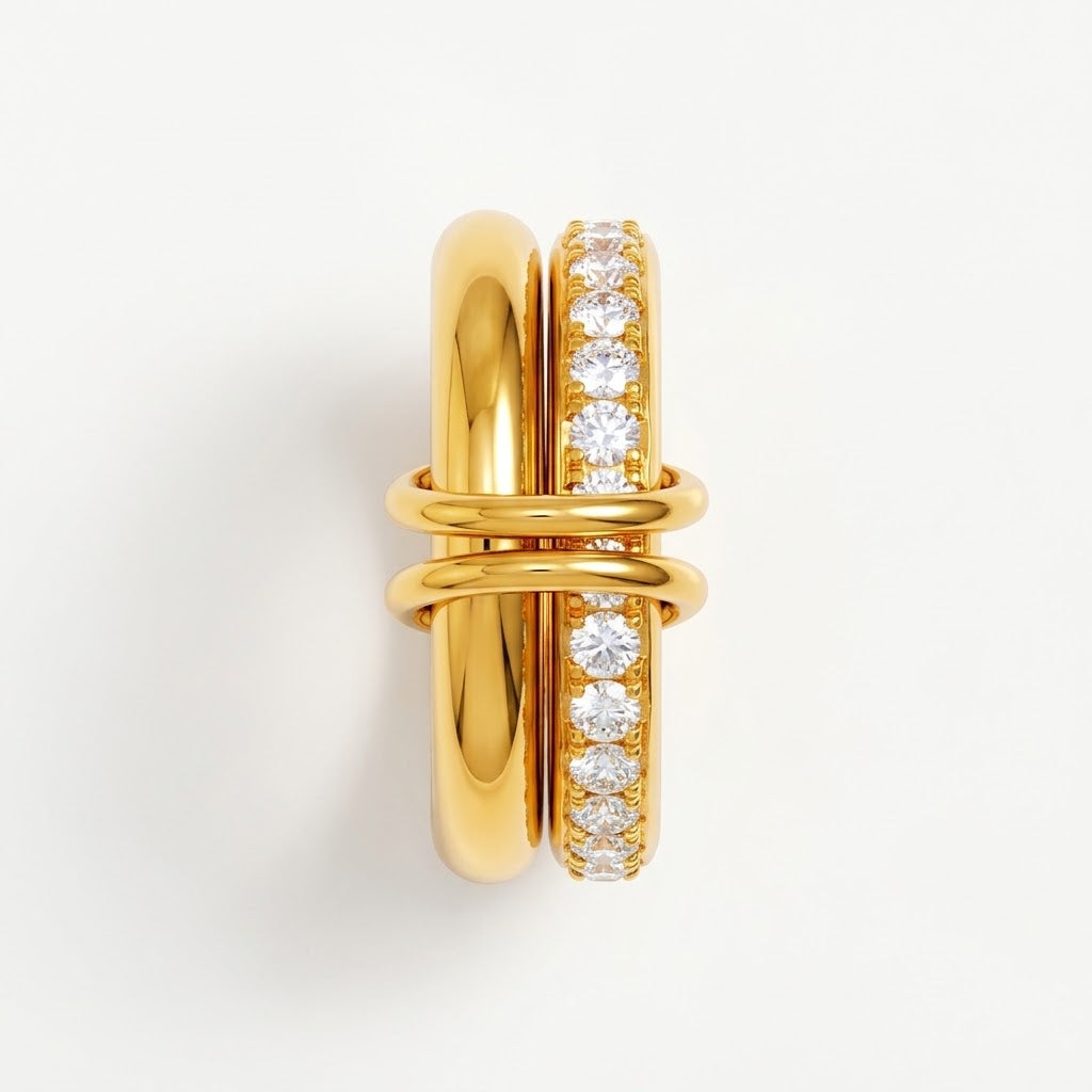 The Soleia Ribbed Statement Ring